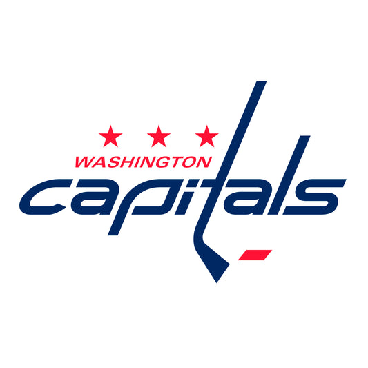 Sheet of 5 -Washington Capitals:   Logo Minis        - Officially Licensed NHL Removable    Adhesive Decal