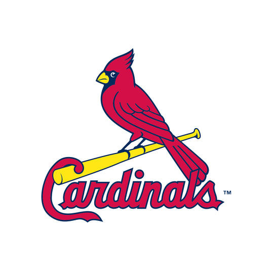 Sheet of 5 -St. Louis Cardinals:   Logo Minis        - Officially Licensed MLB Removable Wall   Adhesive Decal