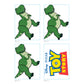 Sheet of 4 -TOY STORY: Rex Minis        - Officially Licensed Disney Removable Wall   Adhesive Decal