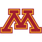 Sheet of 5 -U of Minnesota: Minnesota Golden Gophers  Logo Minis        - Officially Licensed NCAA Removable    Adhesive Decal