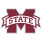 Sheet of 5 -Mississippi State U: Mississippi State Bulldogs  Logo Minis        - Officially Licensed NCAA Removable    Adhesive Decal