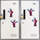 Sheet of 4 -Sheet of 4 -The Muppets: Grover Minis - Officially Licensed Disney Removable Adhesive Decal