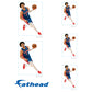 Sheet of 5 -Detroit Pistons: Cade Cunningham MINIS - Officially Licensed NBA Removable Adhesive Decal