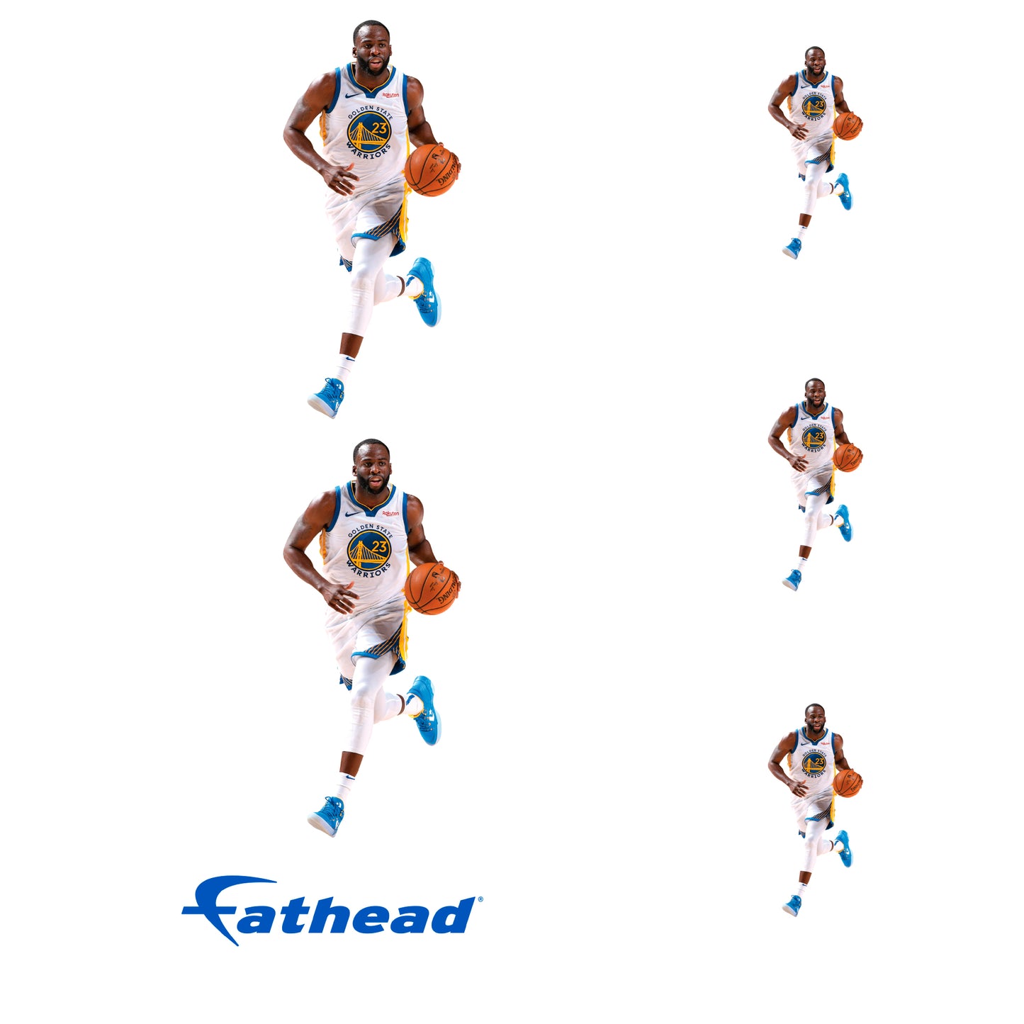 Sheet of 5 -Golden State Warriors: Draymond Green MINIS - Officially Licensed NBA Removable Adhesive Decal