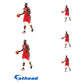 Sheet of 5 -New Orleans Pelicans: Zion Williamson MINIS - Officially Licensed NBA Removable Adhesive Decal