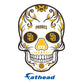 Sheet of 5 -San Diego Padres: Skull Minis - Officially Licensed MLB Removable Adhesive Decal