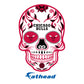 Sheet of 5 -Chicago Bulls: Skull Minis - Officially Licensed NBA Removable Adhesive Decal
