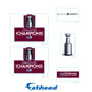 Sheet of 5 -Colorado Avalanche: 2022 Stanley Cup Champions Logo Minis - Officially Licensed NHL Removable Adhesive Decal