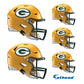 Green Bay Packers: Helmet Minis - Officially Licensed NFL Removable Adhesive Decal