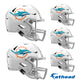 Miami Dolphins: Helmet Minis - Officially Licensed NFL Removable Adhesive Decal