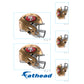 San Francisco 49ers: Helmet Minis - Officially Licensed NFL Removable Adhesive Decal