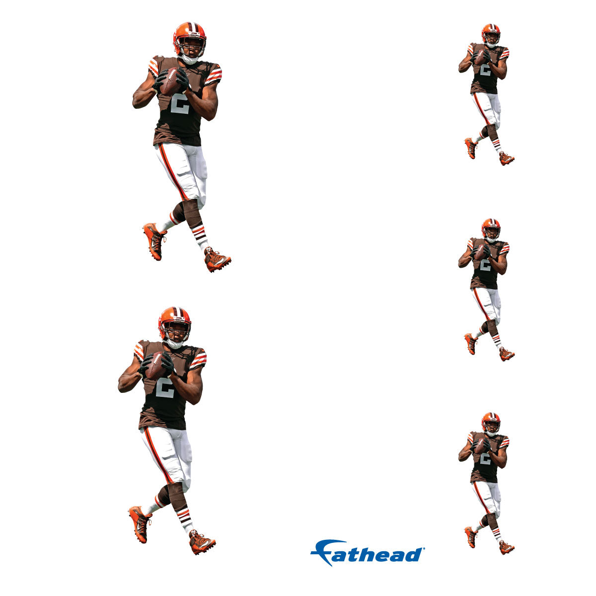 Cleveland Browns: Amari Cooper Minis - Officially Licensed NFL Removable Adhesive Decal