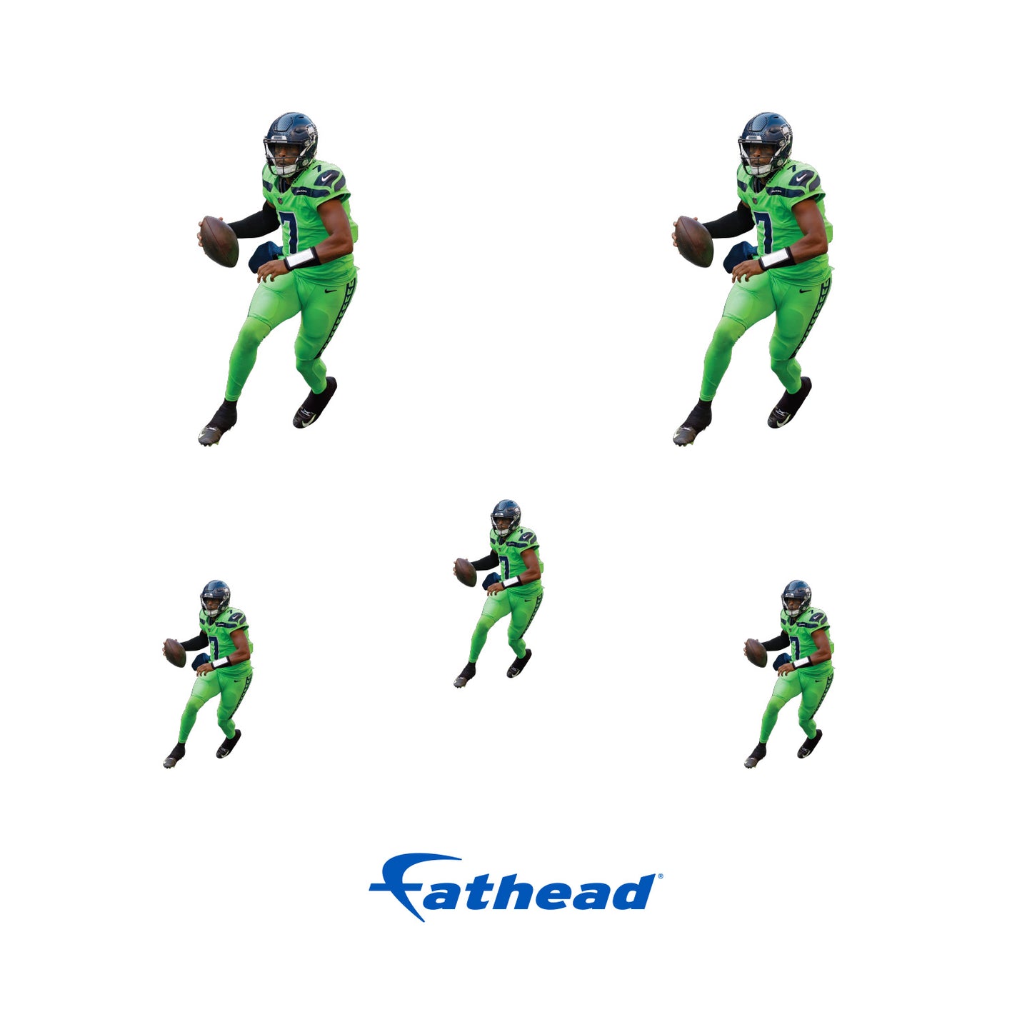 Seattle Seahawks: Geno Smith Minis - Officially Licensed NFL Removable Adhesive Decal