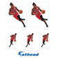 Chicago Bulls: Ayo Dosunmu Minis - Officially Licensed NBA Removable Adhesive Decal