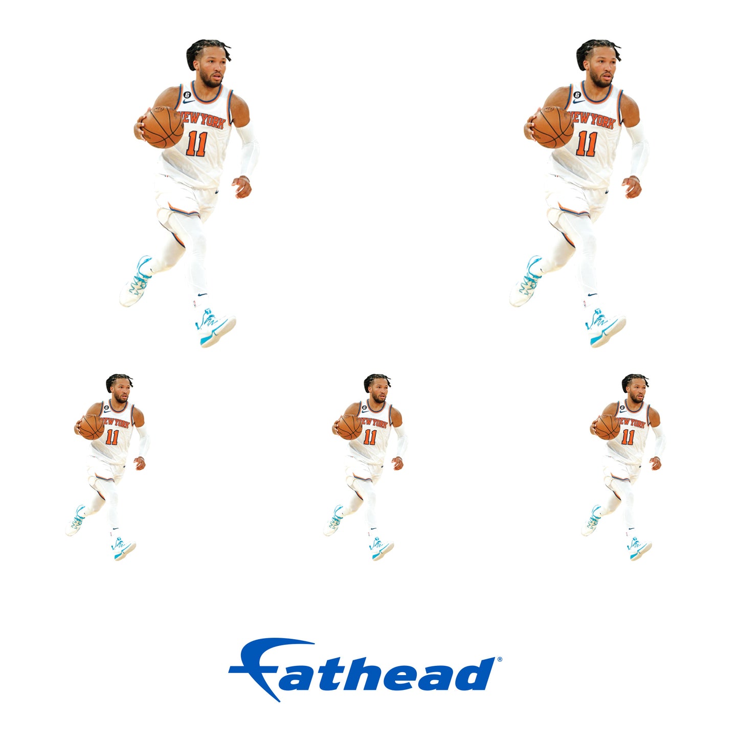 New York Knicks: Jalen Brunson Minis - Officially Licensed NBA Removable Adhesive Decal