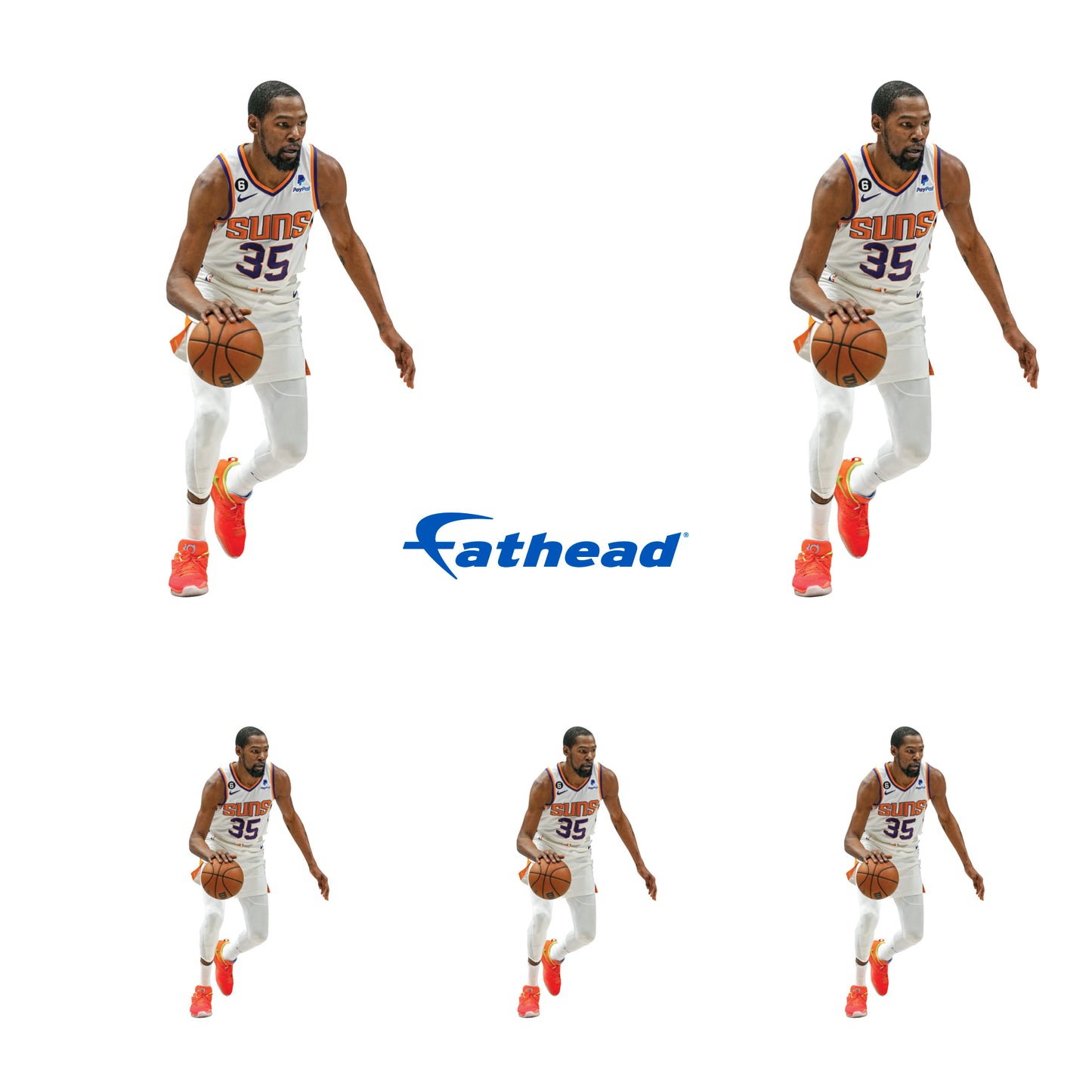 Phoenix Suns: Kevin Durant Minis - Officially Licensed NBA Removable Adhesive Decal