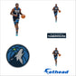 Minnesota Timberwolves: Anthony Edwards Minis        - Officially Licensed NBA Removable     Adhesive Decal