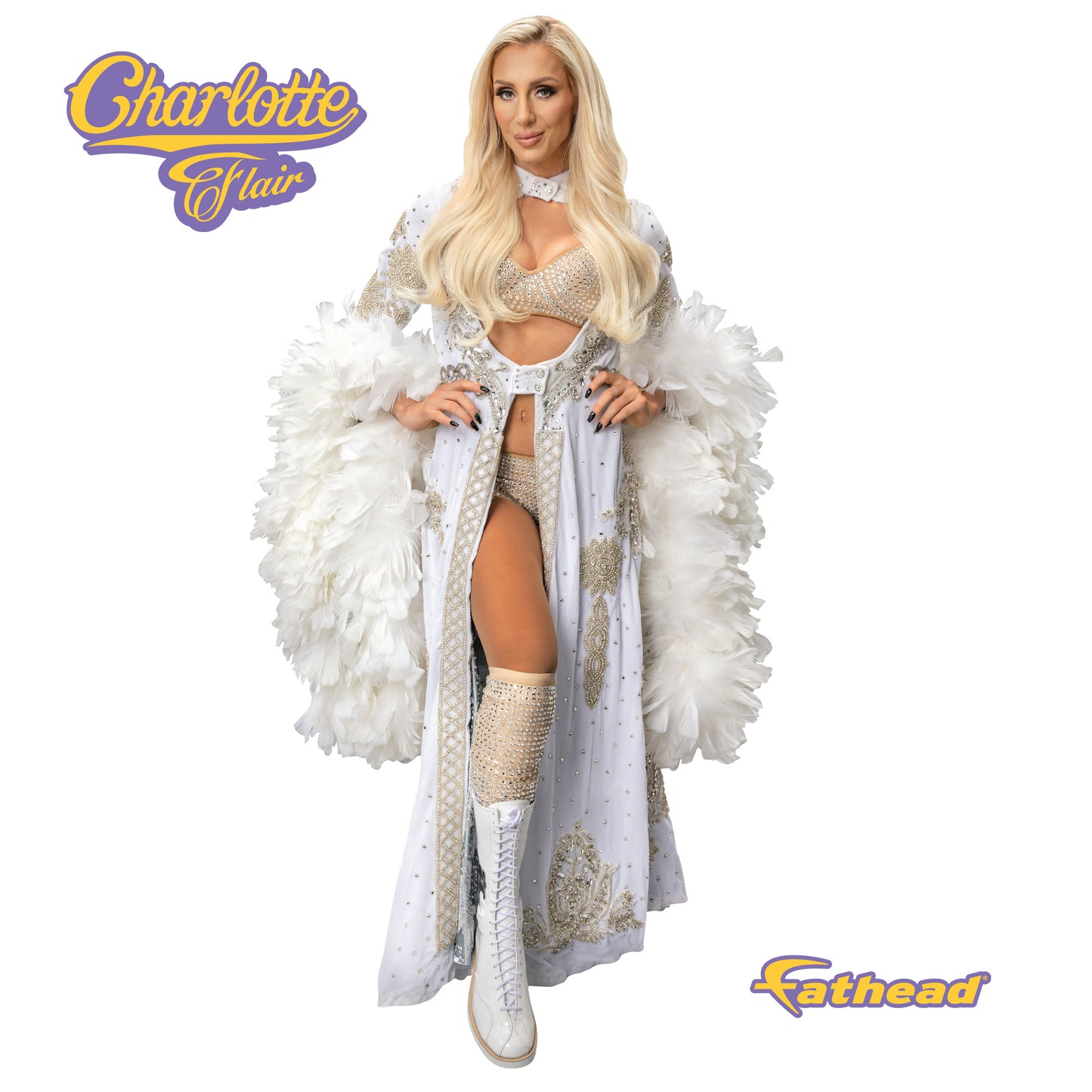 Charlotte Flair        - Officially Licensed WWE Removable     Adhesive Decal