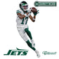 New York Jets: Garrett Wilson Throwback        - Officially Licensed NFL Removable     Adhesive Decal