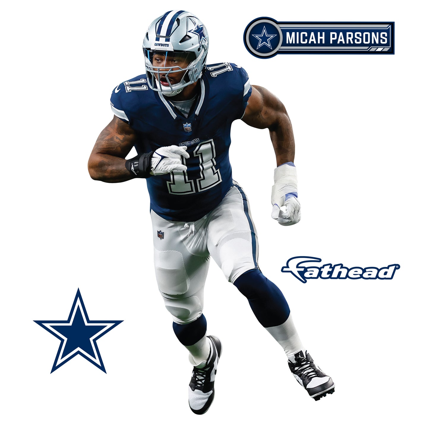 Dallas Cowboys: Micah Parsons         - Officially Licensed NFL Removable     Adhesive Decal
