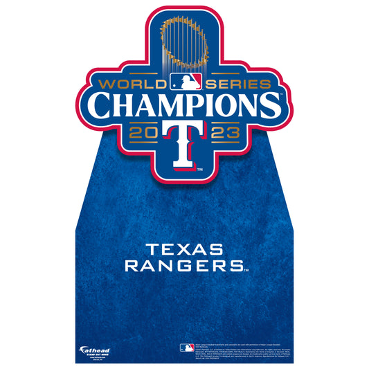 Texas Rangers:   World Series Champions  Mini   Cardstock Cutout  - Officially Licensed MLB    Stand Out