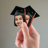 Custom - Graduation Big Head Minis (9 to a sheet) - Cardstock Cutout