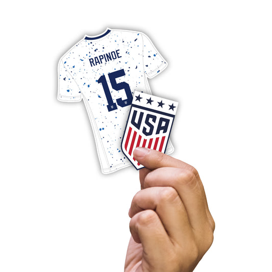 Megan Rapinoe  Player Collection Minis        - Officially Licensed USWNT Removable     Adhesive Decal