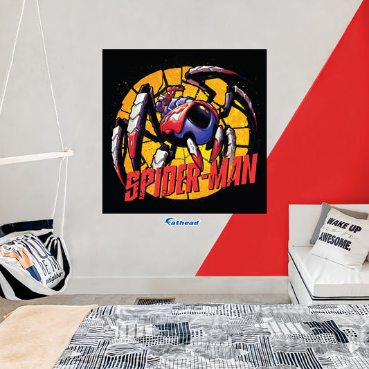 Mech Strike Mechasaurs: Spider Man Poster        - Officially Licensed Marvel Removable     Adhesive Decal