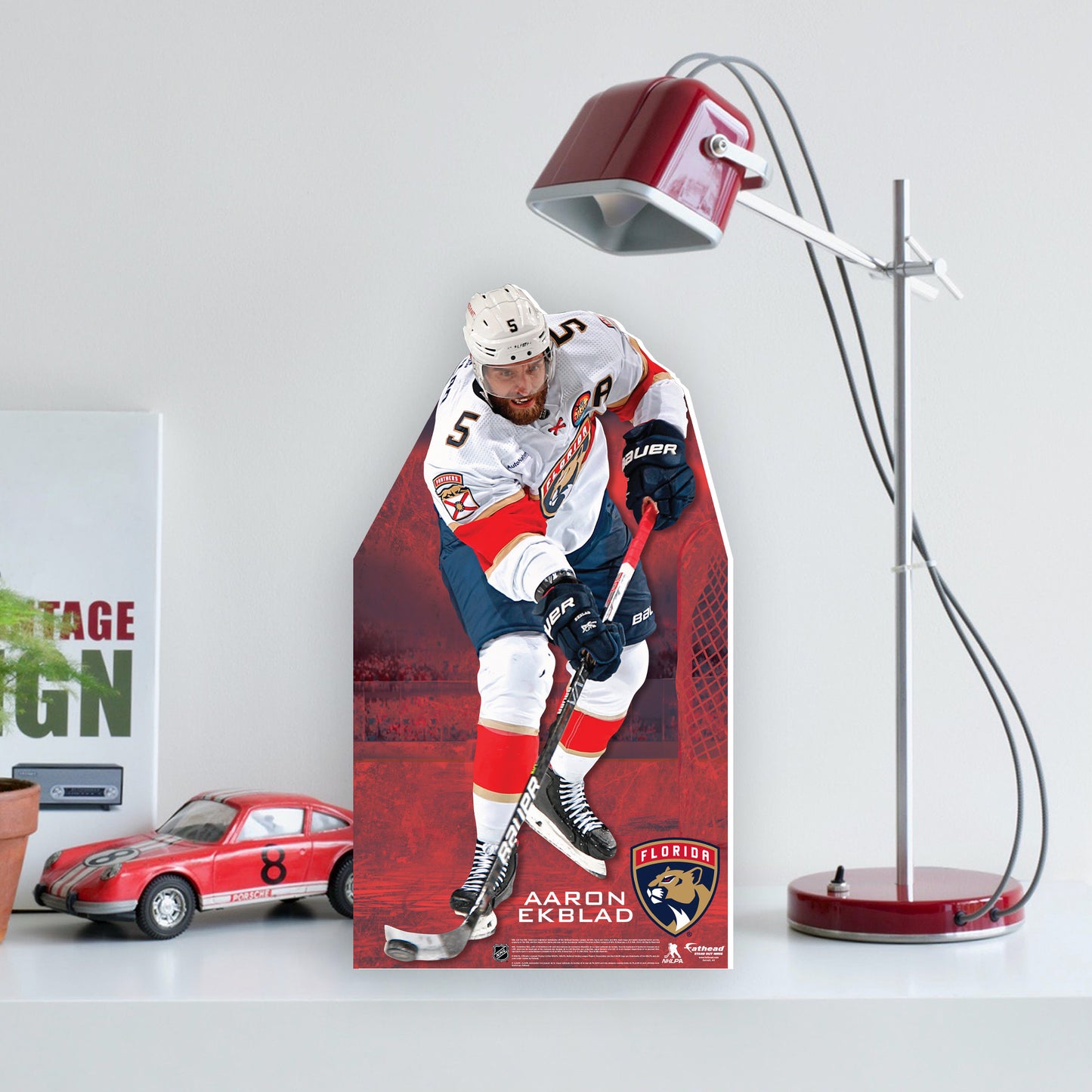 Florida Panthers: Aaron Ekblad Mini Cardstock Cutout - Officially Licensed NHL Stand Out
