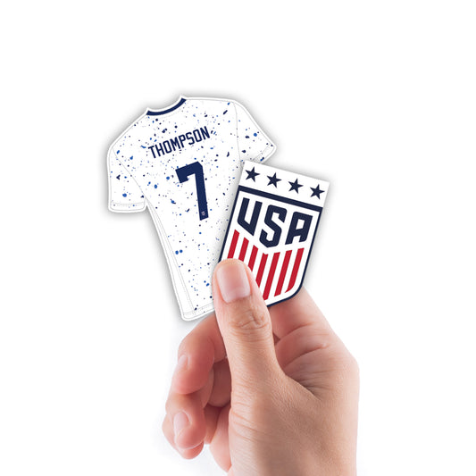 Alyssa Thompson  Player Collection Minis        - Officially Licensed USWNT Removable     Adhesive Decal