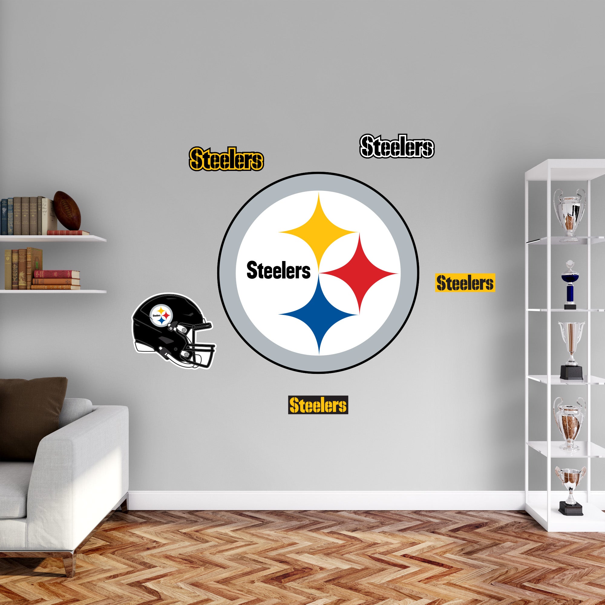 Pittsburgh Steelers: State of Pennsylvania - Officially Licensed NFL  Removable Wall Decal