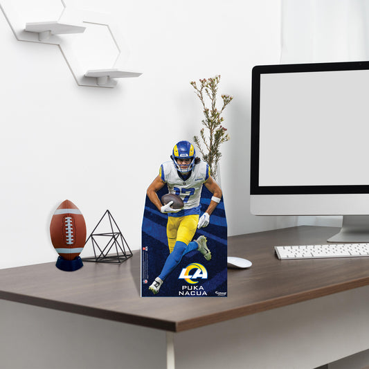 Los Angeles Rams: Puka Nacua Mini   Cardstock Cutout  - Officially Licensed NFL    Stand Out