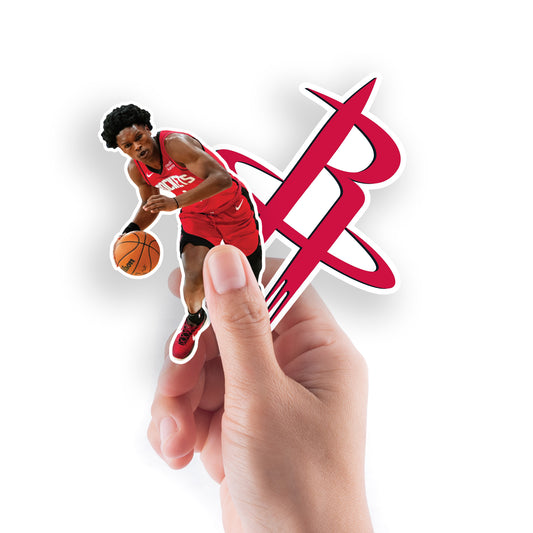 Houston Rockets: Amen Thompson Minis        - Officially Licensed NBA Removable     Adhesive Decal
