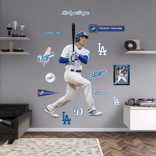 Los Angeles Dodgers: Freddie Freeman  Swing        - Officially Licensed MLB Removable     Adhesive Decal
