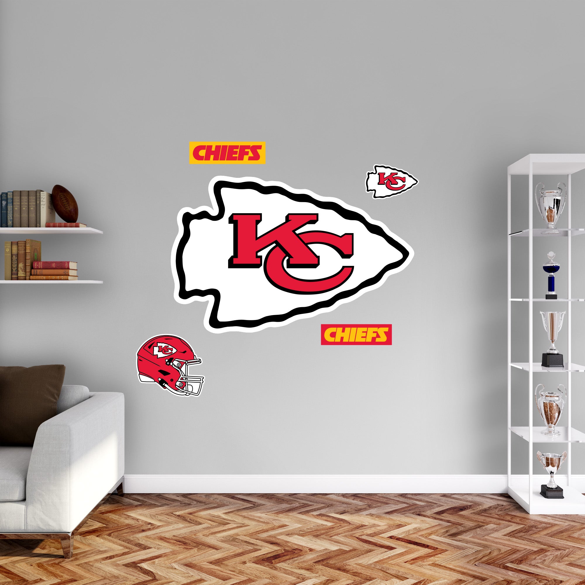 Kansas City Chiefs: 2022 Outdoor Helmet - Officially Licensed NFL Outd –  Fathead