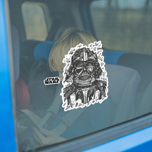 Darth Vader Window Clings        - Officially Licensed Star Wars Removable Window   Static Decal
