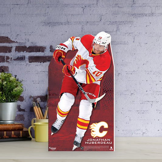 Calgary Flames: Jonathan Huberdeau Mini Cardstock Cutout - Officially Licensed NHL Stand Out