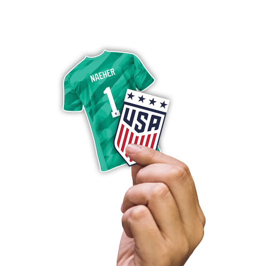 Alyssa Naeher  Player Collection Minis        - Officially Licensed USWNT Removable     Adhesive Decal
