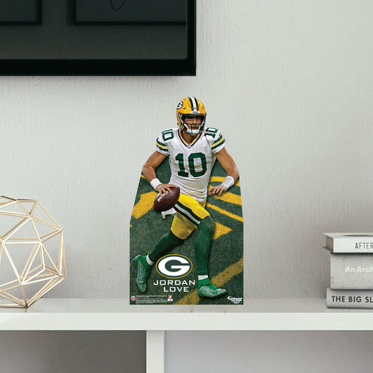 Green Bay Packers: Jordan Love   Mini   Cardstock Cutout  - Officially Licensed NFL    Stand Out
