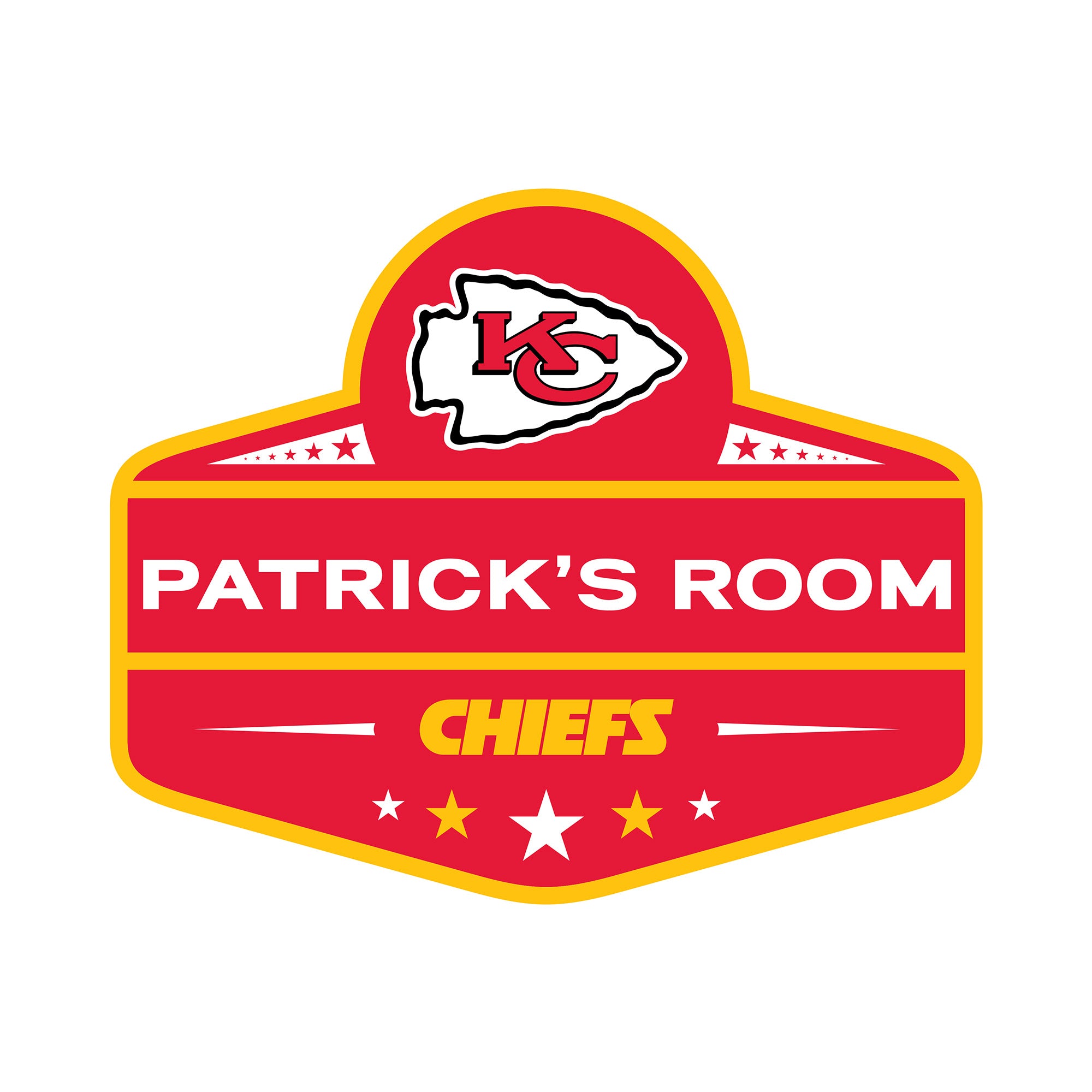 Kansas City Chiefs: Personalized Name - Officially Licensed NFL Transf –  Fathead