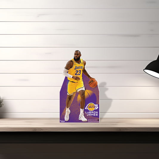 Los Angeles Lakers: LeBron James Mini   Cardstock Cutout  - Officially Licensed NBA    Stand Out