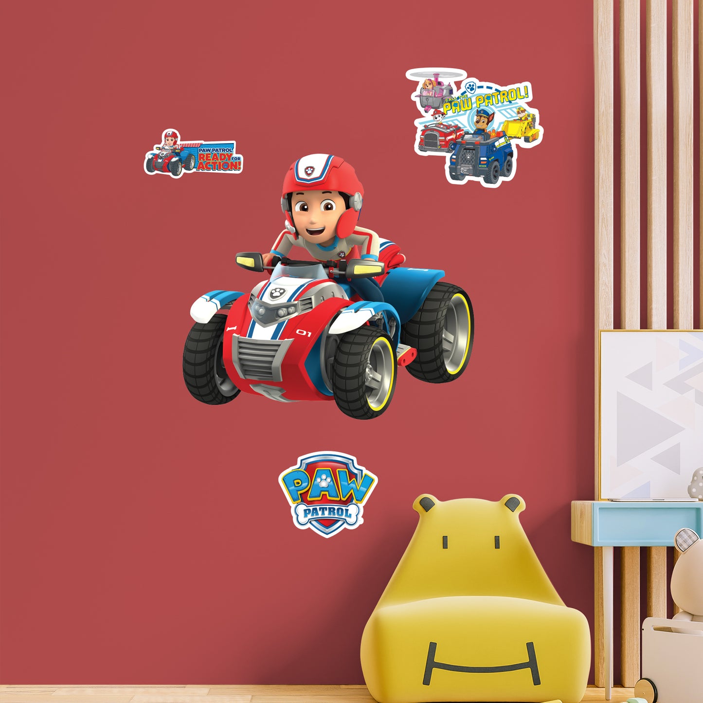 Giant Character +3 Decals  (26"W x 29"H)