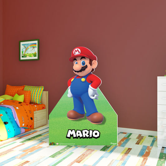 Super Mario: Mario Life-Size Foam Core Cutout - Officially Licensed Nintendo Stand Out