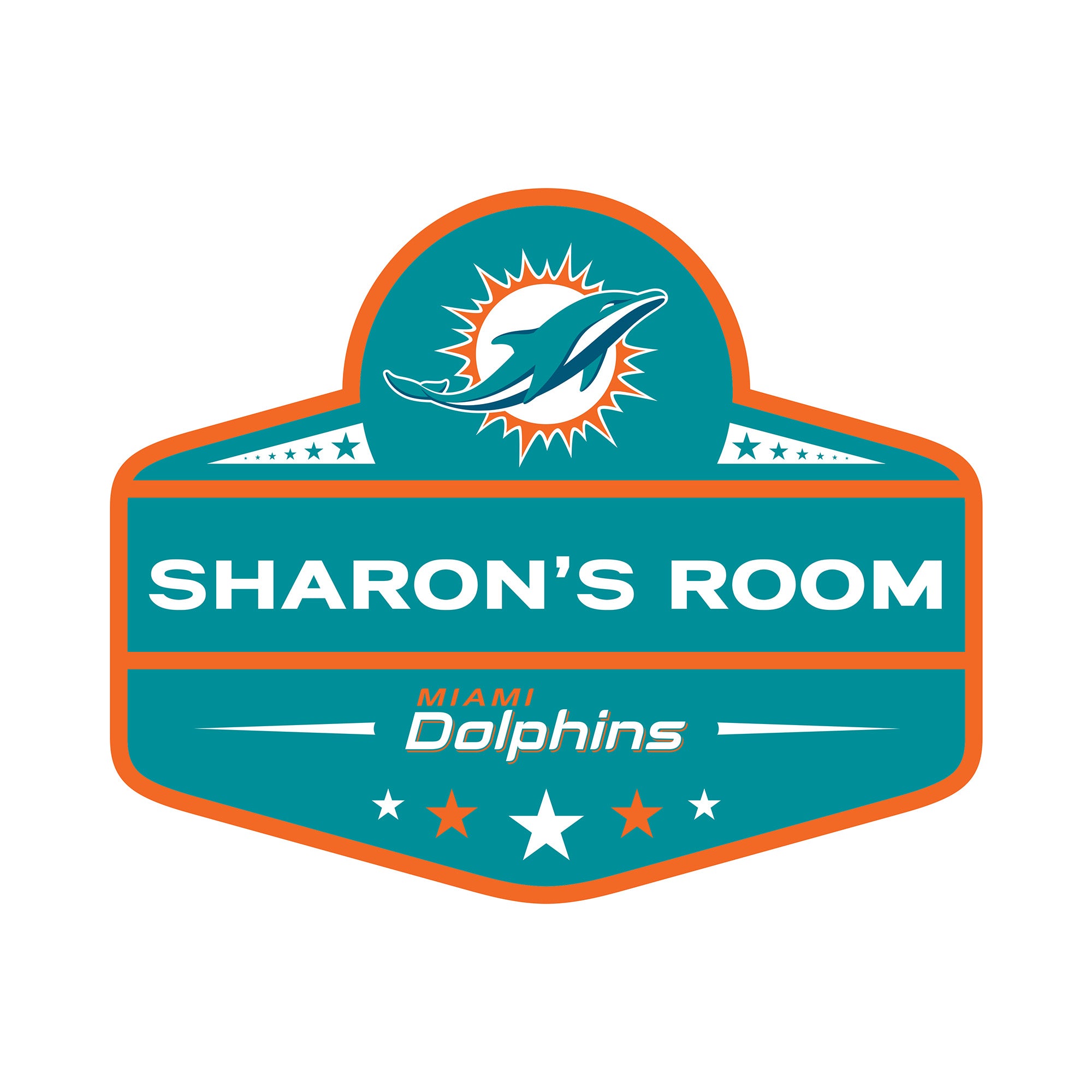 Miami Dolphins: 2022 Logo - Officially Licensed NFL Removable Adhesive Decal