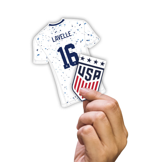 Rose Lavelle  Player Collection Minis        - Officially Licensed USWNT Removable     Adhesive Decal
