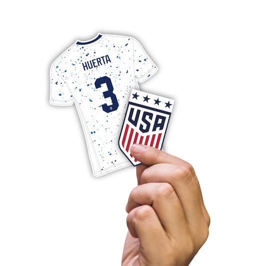 Sofia Huerta  Player Collection Minis        - Officially Licensed USWNT Removable     Adhesive Decal