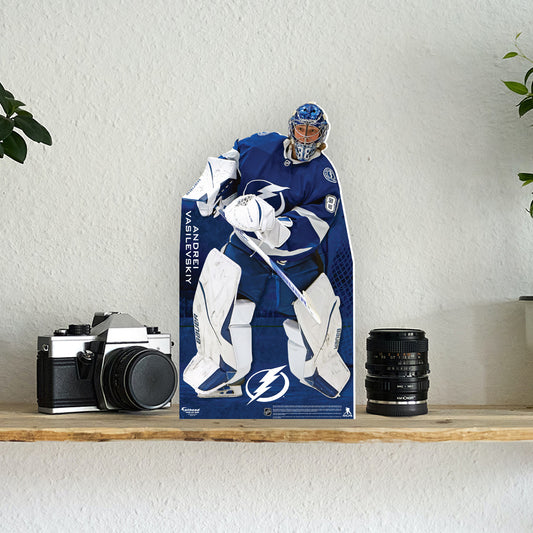 Tampa Bay Lightning: Andrei Vasilevskiy Mini Cardstock Cutout - Officially Licensed NHL Stand Out