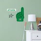 Dallas Stars:    Foam Finger        - Officially Licensed NHL Removable     Adhesive Decal