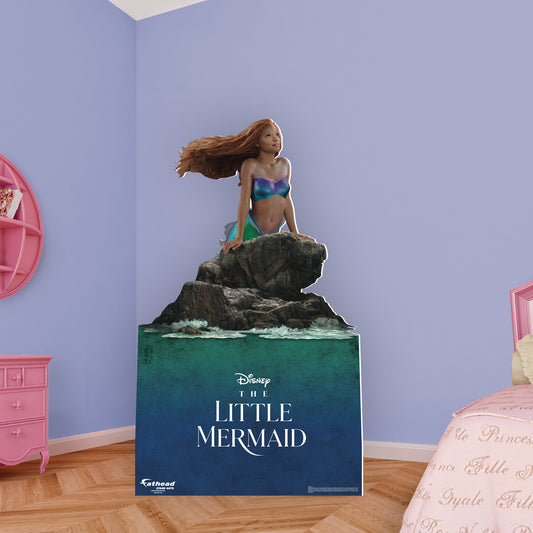 The Little Mermaid: Ariel Rock Life-Size Foam Core Cutout - Officially Licensed Disney Stand Out