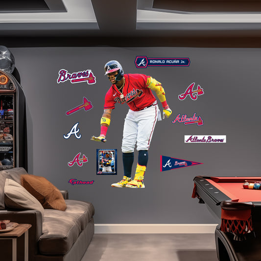 Atlanta Braves: Ronald AcuÃ±a Jr.  "Too Small"        - Officially Licensed MLB Removable     Adhesive Decal